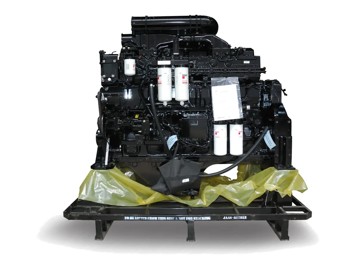 Cummins QSK23 engine on a shipping skid